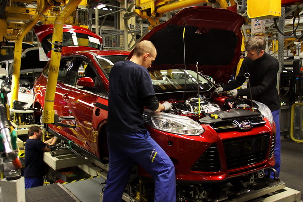 Volume Production of the all-new Ford Focus at Ford's Saarlouis
