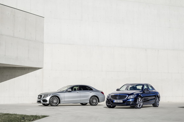 C250, AMG Line, Avantgarde, Diamantsilber metallic & C 300 BlueT