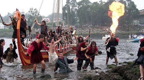 Viajes turisticos-Fiestas Mas Divertidas del Verano-La Romería Vikinga de Catoira3