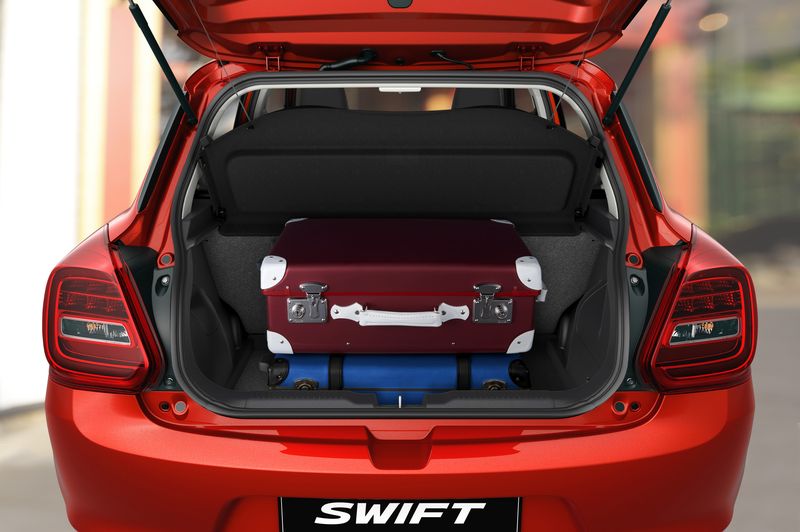 El maletero del nuevo Suzuki Swift aumenta 54 litros su capacidad