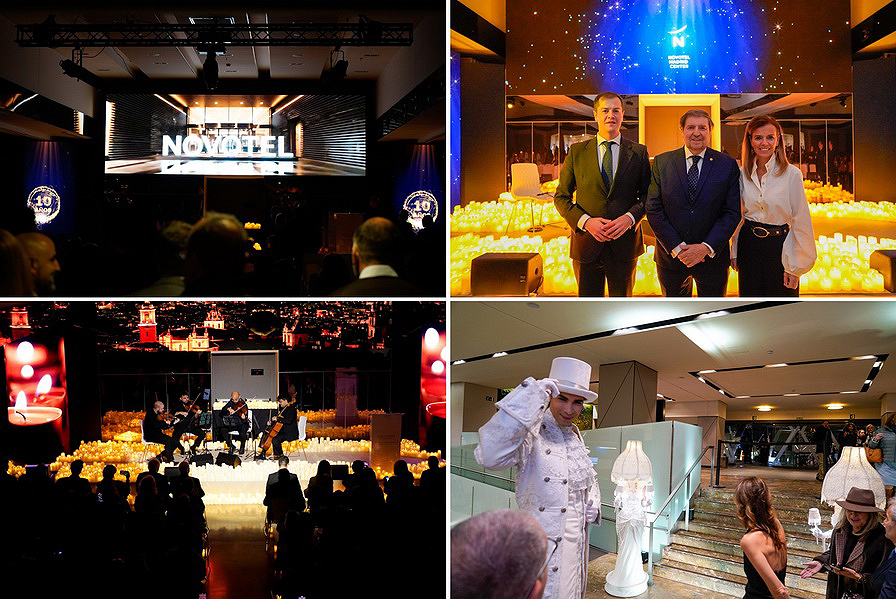 Novotel Madrid Center celebra una gala por todo lo alto en su 10º Aniversari