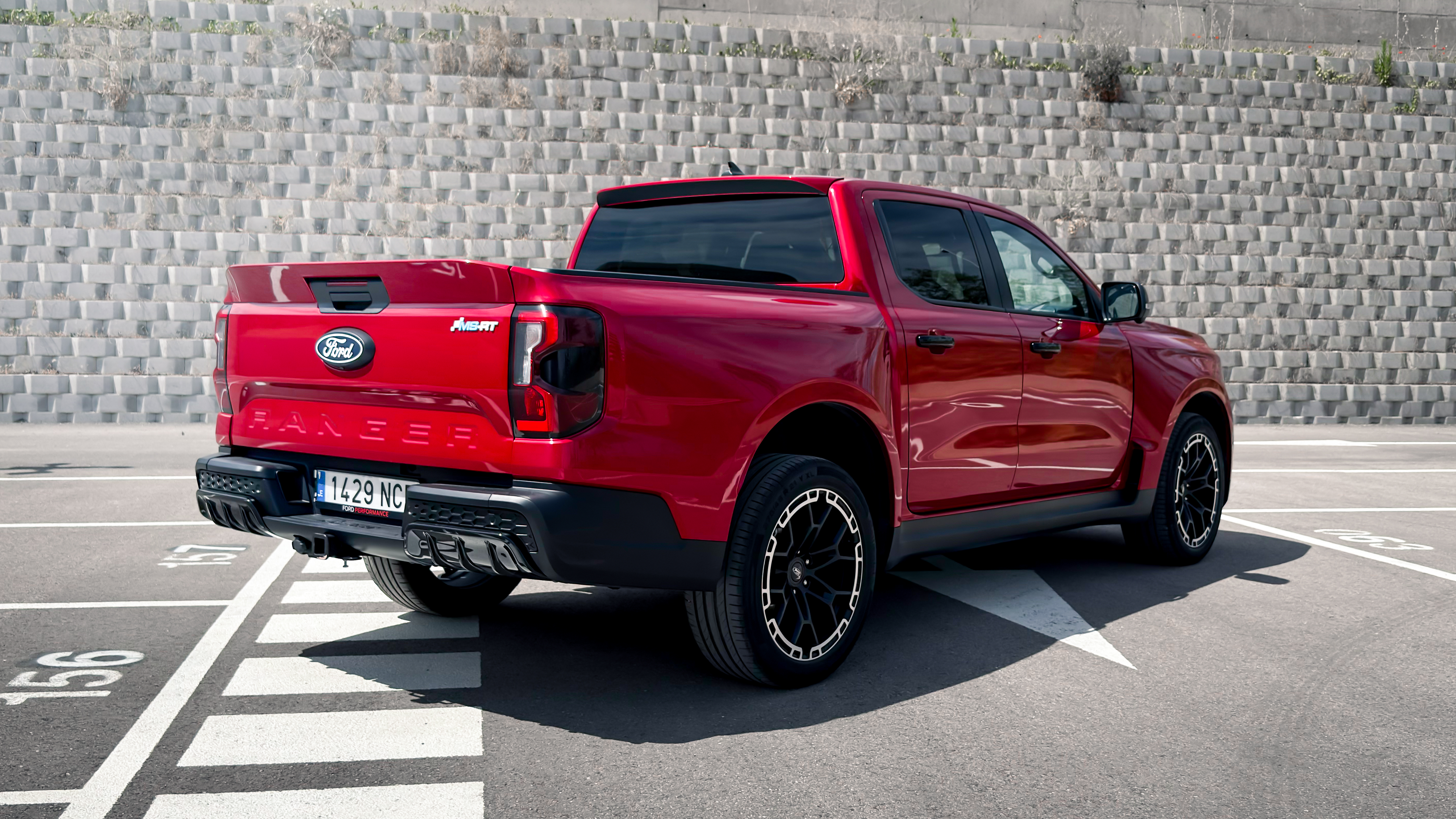 Al volante del imponente Ford Ranger MS-RT Doble Cabina V6 3.0d AWD