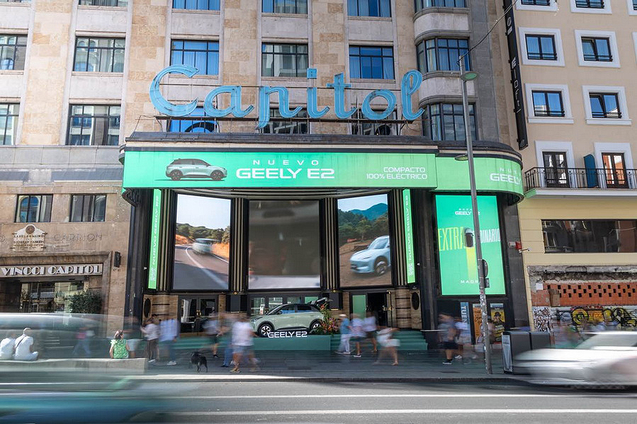 Al volante del nuevo Geely E5 y presentación a la prensa del Geely E2