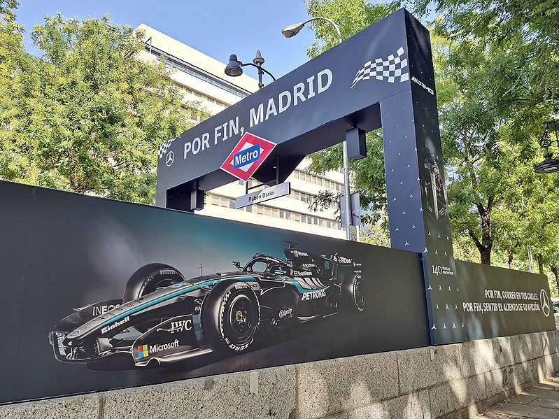 "Por fin, Madrid": Mercedes da la bienvenida al Gran Premio de España F1
