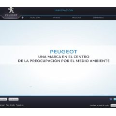 Nueva página web de Peugeot