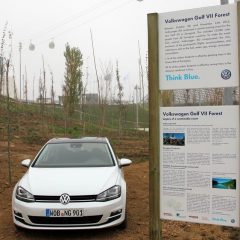 El Golf VII planta árboles