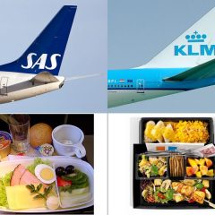SAS y KLM las aerolíneas que mejor comida ofrecen a sus viajeros