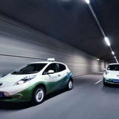 Aumenta el éxito del Nissan Leaf como taxi