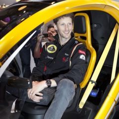 Romain Grosjean presenta el Renault Twizy RS F1 en Barcelona