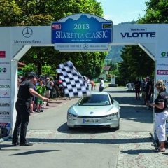 Volskwagen e-up! y XL1 debutan en el E-Car Rallye de Silvretta