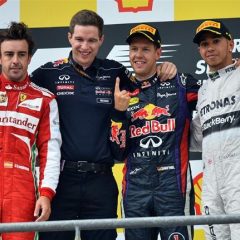 Vettel lidera en Bégica, seguido de un fantástico Alonso