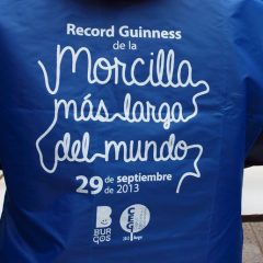 Burgos consigue el récord Guinness con la morcilla más larga del mundo
