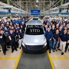 Ya estan listas las primera unidades del Mercedes Vito en la planta de Vitoria