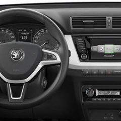 El Skoda Fabia nos muestra su interior