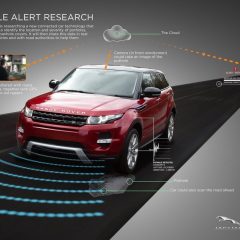 Jaguar Land Rover está desarrollando un sistema para detectar y compartir desperfectos en la carretera