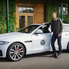 Andy Murray presenta el nuevo Jaguar XF Sportbrake